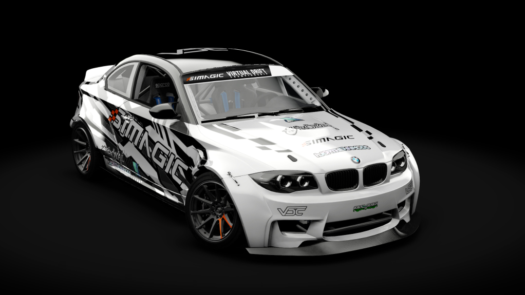 VDC BMW E82 1M Public 5.0, skin VDC White