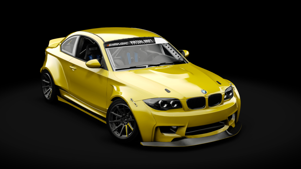 VDC BMW E82 1M Public 5.0, skin yellow