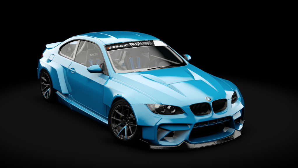 VDC BMW E92 M3 Public 5.0, skin Laguna_Seca_Blue