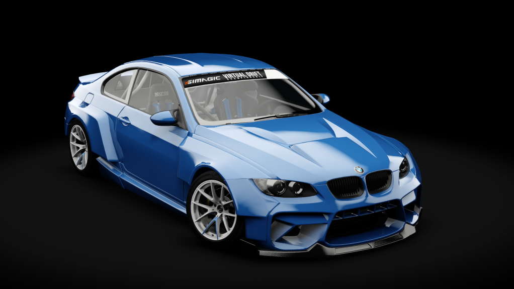 VDC BMW E92 M3 Public 5.0, skin Santorini_Blue
