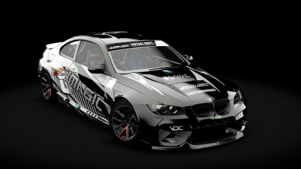 VDC BMW E92 M3 Public 5.0, skin VDC Black