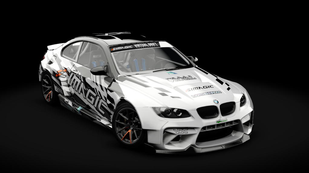 VDC BMW E92 M3 Public 5.0, skin VDC White