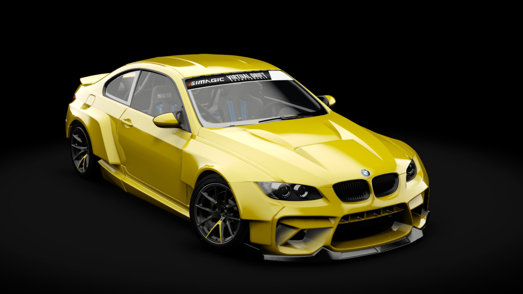VDC BMW E92 M3 Public 5.0, skin yellow