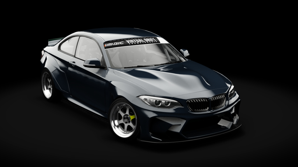VDC BMW F22 M2 Eurofighter Public 5.0, skin azuritschwarz_metallic
