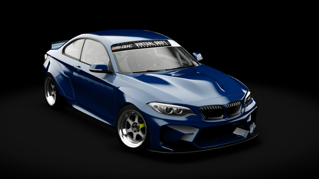 VDC BMW F22 M2 Eurofighter Public 5.0, skin tananit_blue_metallic