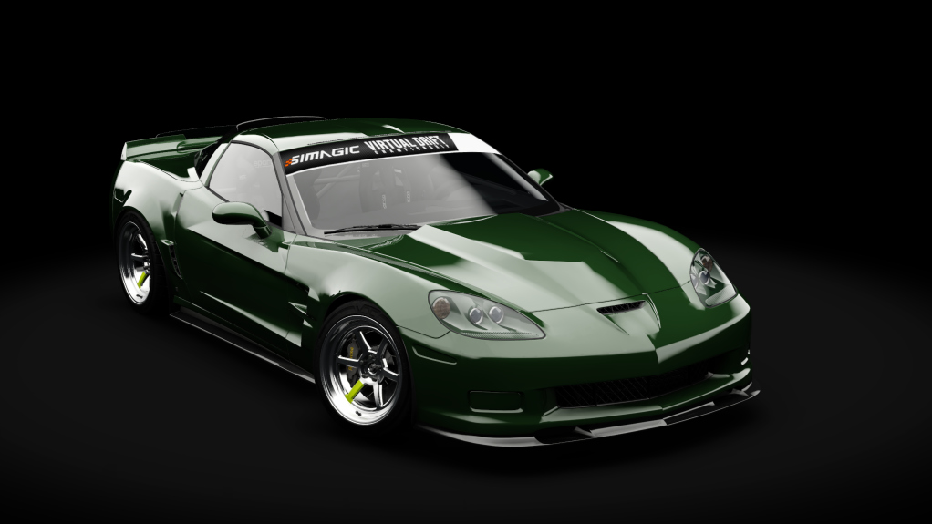 VDC Chevrolet Corvette C6 Public 5.0, skin 06_lime_rock_green