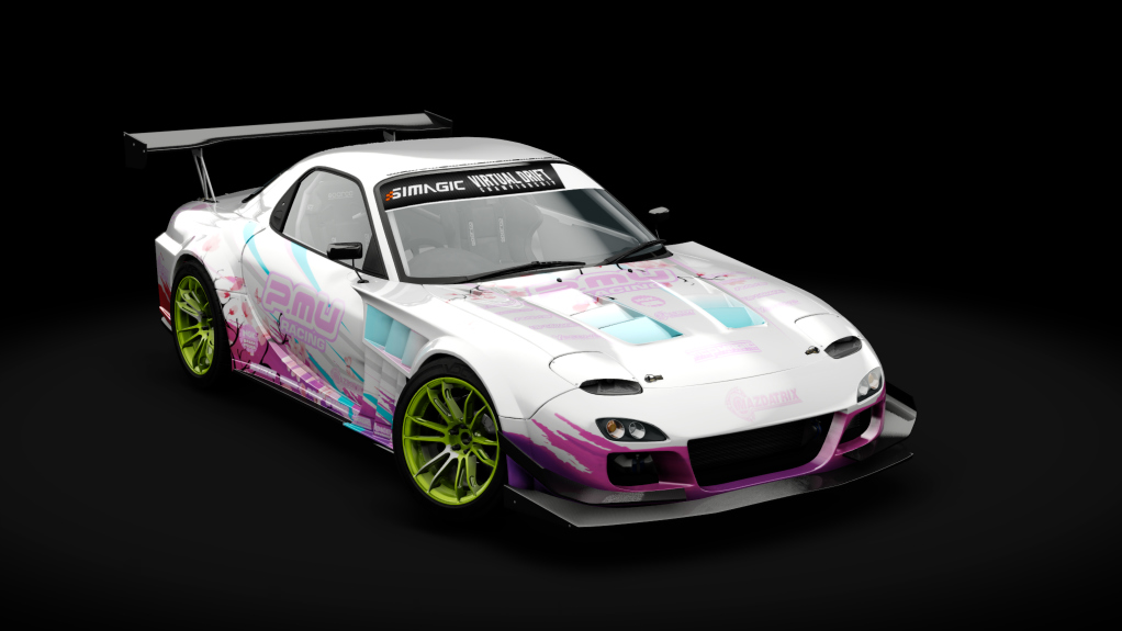VDC Mazda RX-7 FD3S 20B Public 5.0, skin Andreas Cherry Blossom