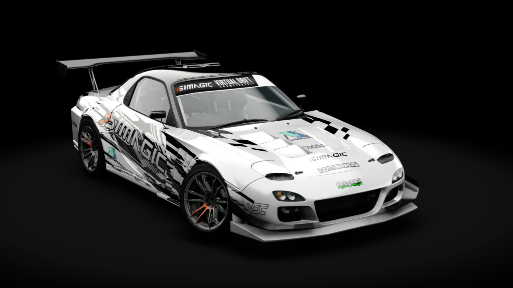 VDC Mazda RX-7 FD3S 20B Public 5.0, skin VDC White