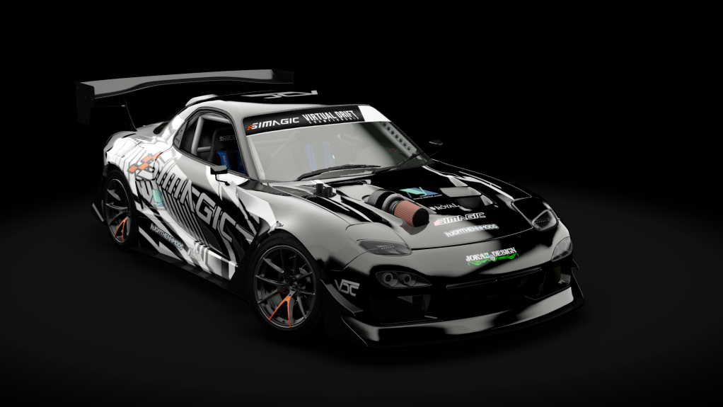 VDC Mazda RX-7 FD3S 26B Public 5.0, skin VDC Black