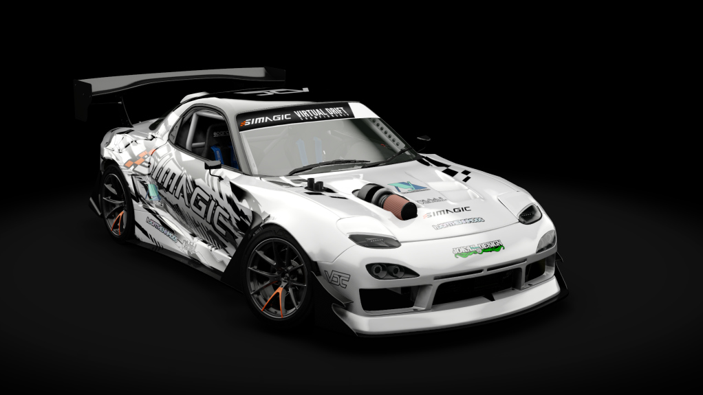 VDC Mazda RX-7 FD3S 26B Public 5.0, skin VDC White