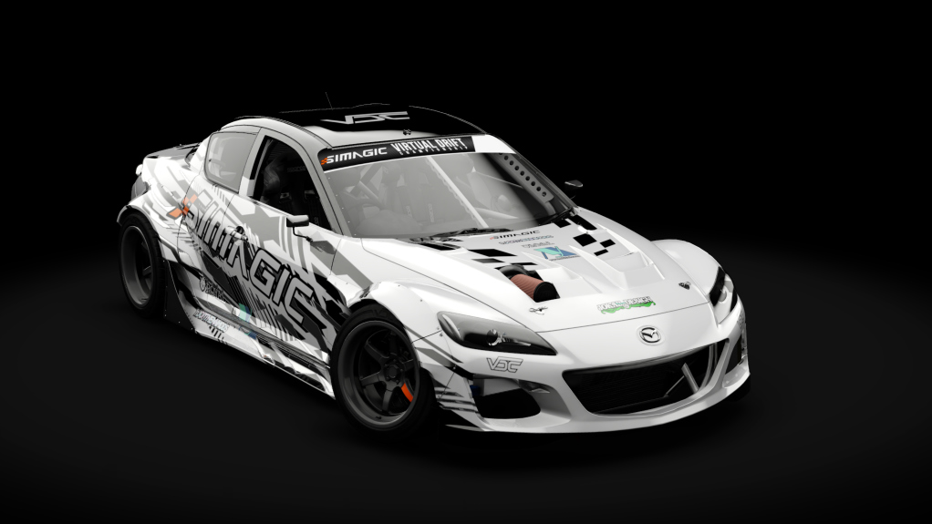 VDC Mazda RX-8 Public 5.0, skin VDC White