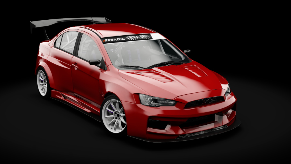 VDC Mitsubishi Evo X Public 5.0, skin 02_Red