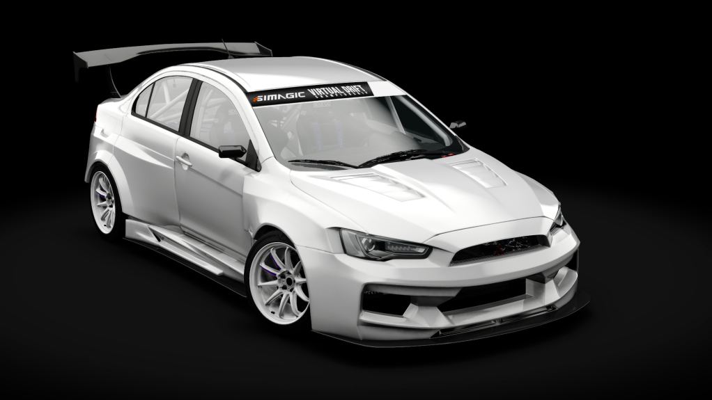 VDC Mitsubishi Evo X Public 5.0, skin 04_White
