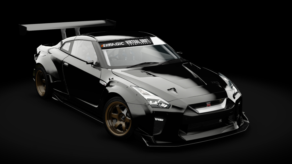 VDC Nissan GT-R R35 DAMD Public 5.0, skin 03_black_pearl