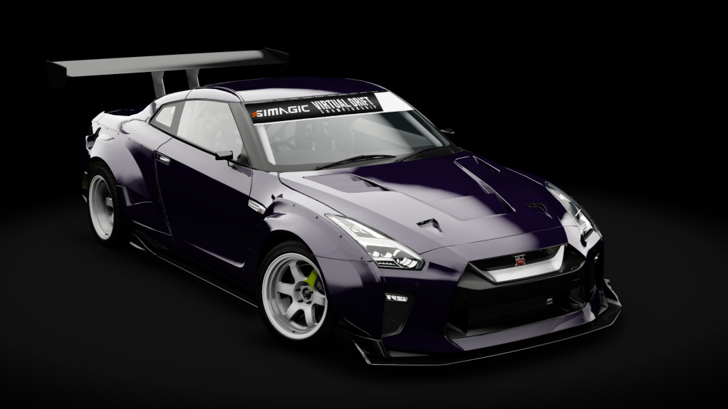 VDC Nissan GT-R R35 DAMD Public 5.0, skin 07_midnight_purple_ii