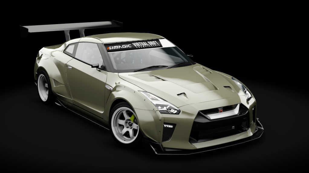 VDC Nissan GT-R R35 DAMD Public 5.0, skin 08_millennium_jade