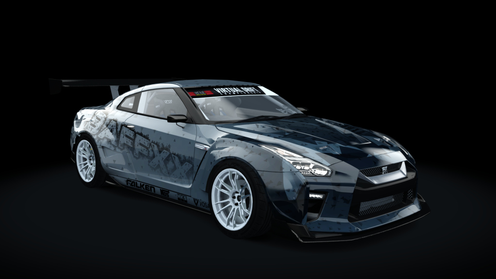 VDC Nissan GT-R R35 DAMD Public 5.0, skin BAFFXX