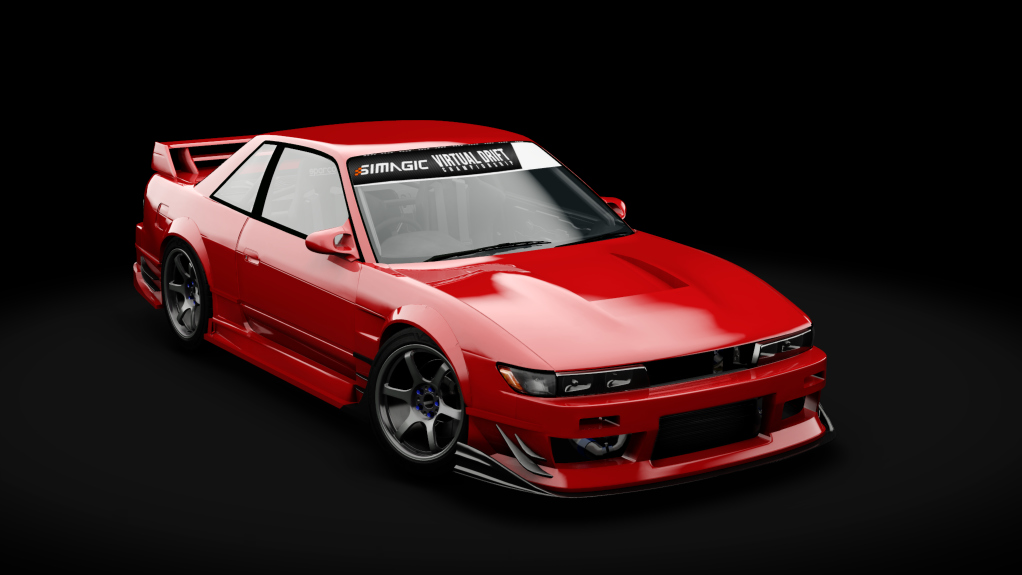VDC Nissan Silvia PS13 Public 5.0, skin 01_active_red