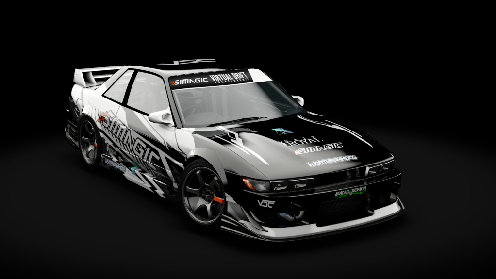 VDC Nissan Silvia PS13 Public 5.0, skin VDC Black