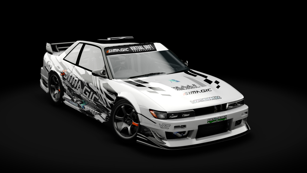 VDC Nissan Silvia PS13 Public 5.0, skin VDC White