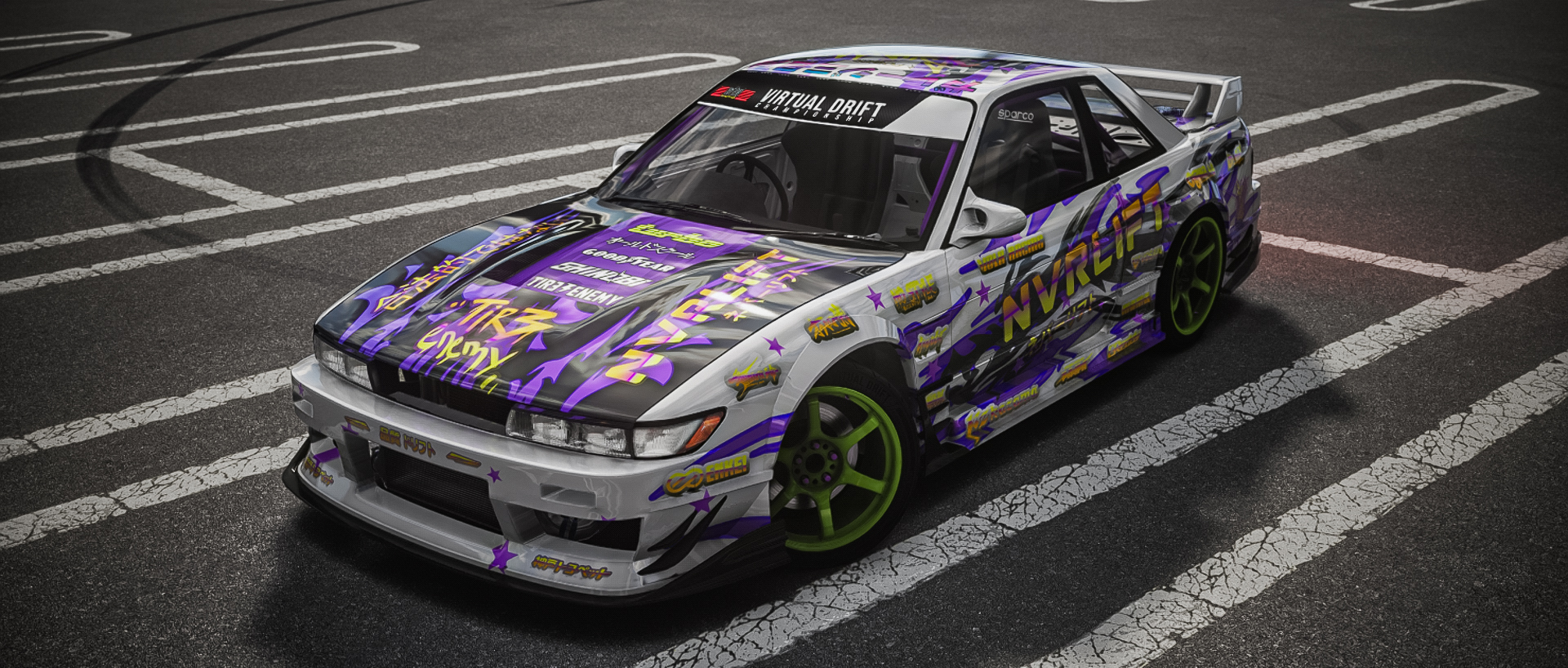 VDC Nissan Silvia PS13 Public 5.0, skin Wildlift
