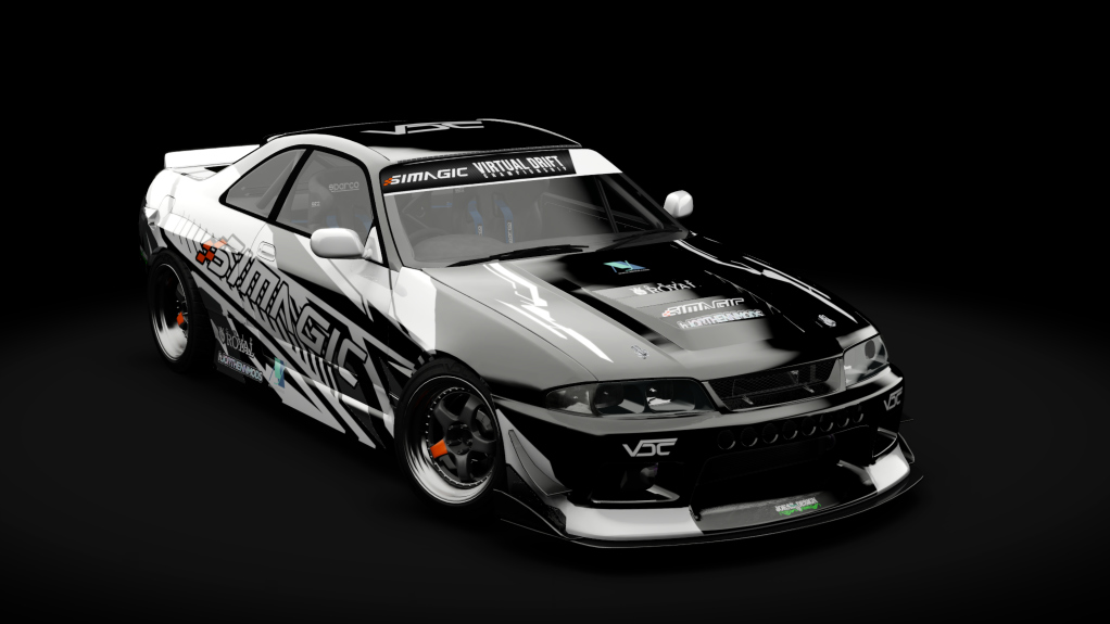 VDC Nissan Skyline R33 Public 5.0, skin VDC Black