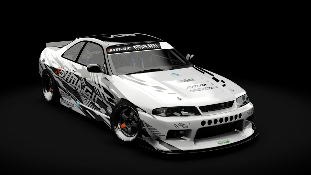 VDC Nissan Skyline R33 Public 5.0, skin VDC White