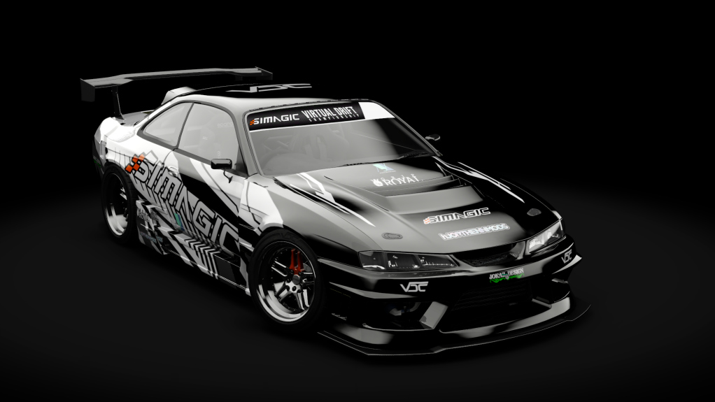 VDC Nissan Silvia S14 Kouki Public 5.0, skin VDC Black