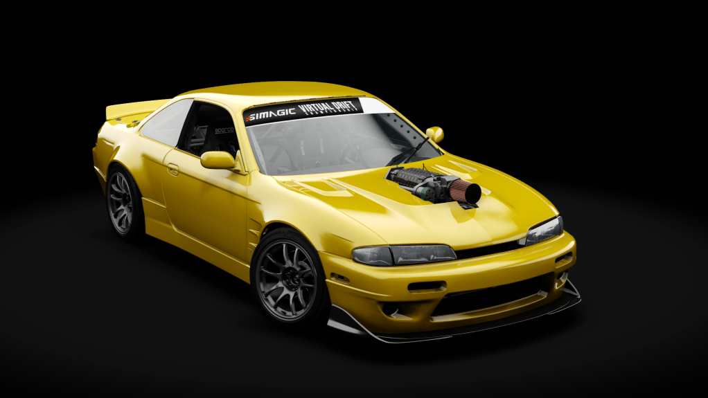VDC Nissan Silvia S14 Zenki Public 5.0, skin 04_lightning_yellow