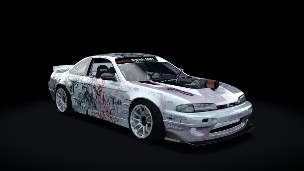 VDC Nissan Silvia S14 Zenki Public 5.0, skin Alexander - Cherry