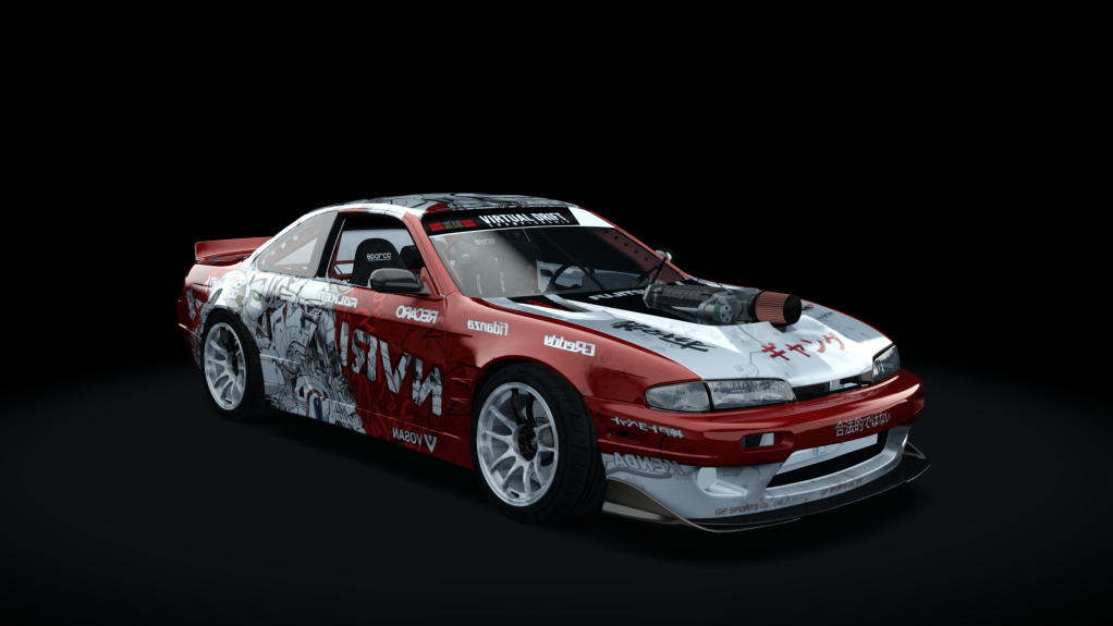 VDC Nissan Silvia S14 Zenki Public 5.0, skin Alexander - Red