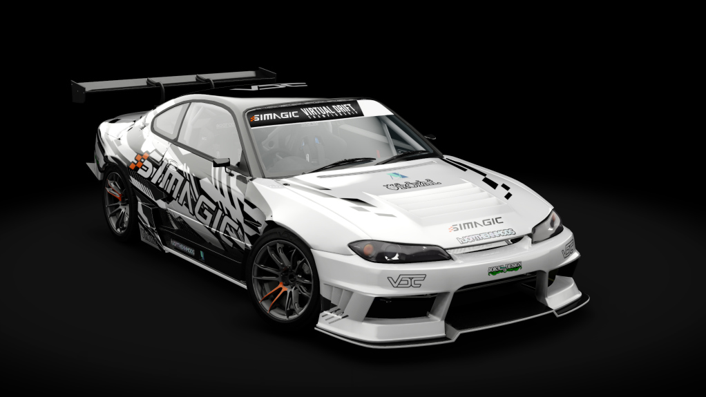 VDC Nissan Silvia S15 Public RB30 5.0, skin VDC White
