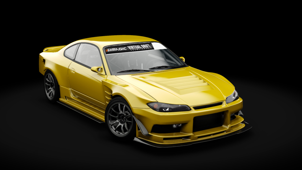 VDC Nissan Silvia S15 Public 2JZ 5.0, skin 04_lightning_yellow