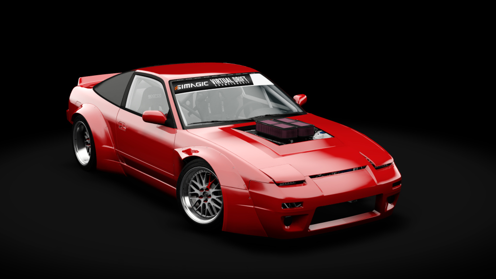 VDC Nissan Silvia RPS13 Public 5.0, skin 01_active_red