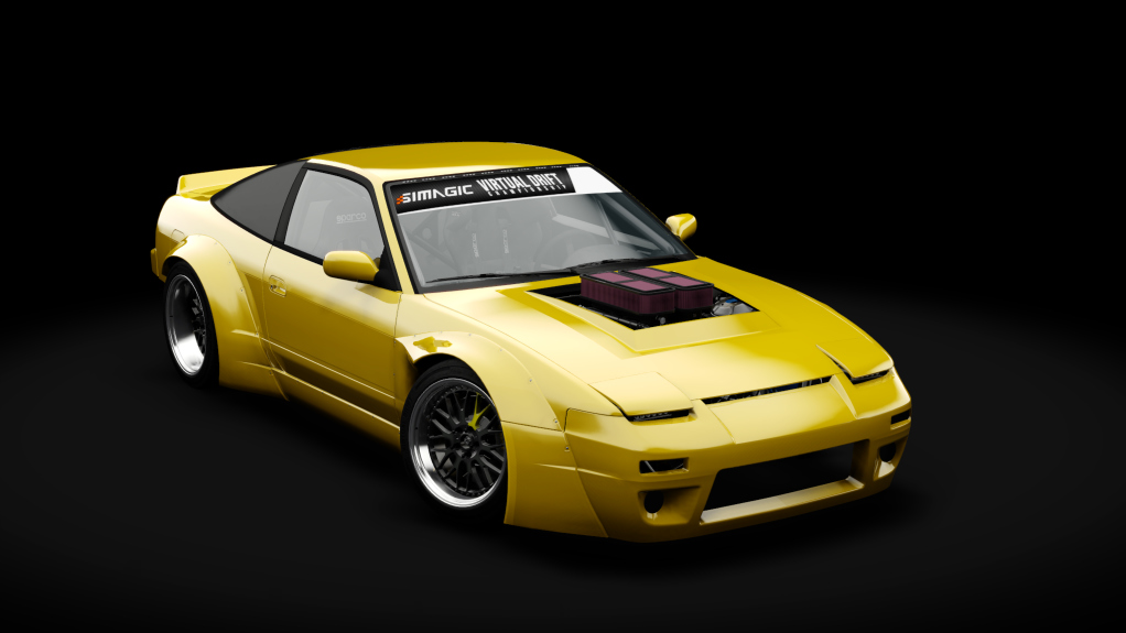 VDC Nissan Silvia RPS13 Public 5.0, skin 04_lightning_yellow