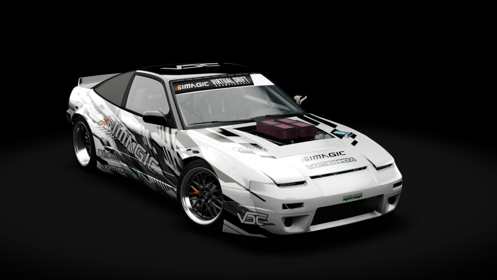 VDC Nissan Silvia RPS13 Public 5.0, skin VDC White