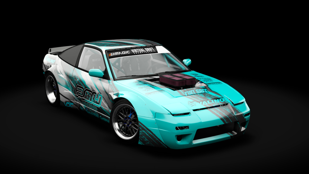 VDC Nissan Silvia RPS13 Public 5.0, skin VDC_Andreas_Blue