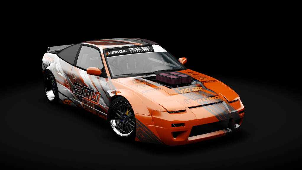 VDC Nissan Silvia RPS13 Public 5.0, skin VDC_Andreas_Orange