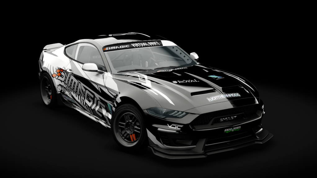 VDC Shelby Mustang Super Snake Public 5.0, skin VDC Black