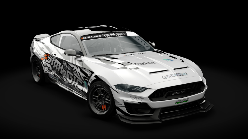 VDC Shelby Mustang Super Snake Public 5.0, skin VDC White