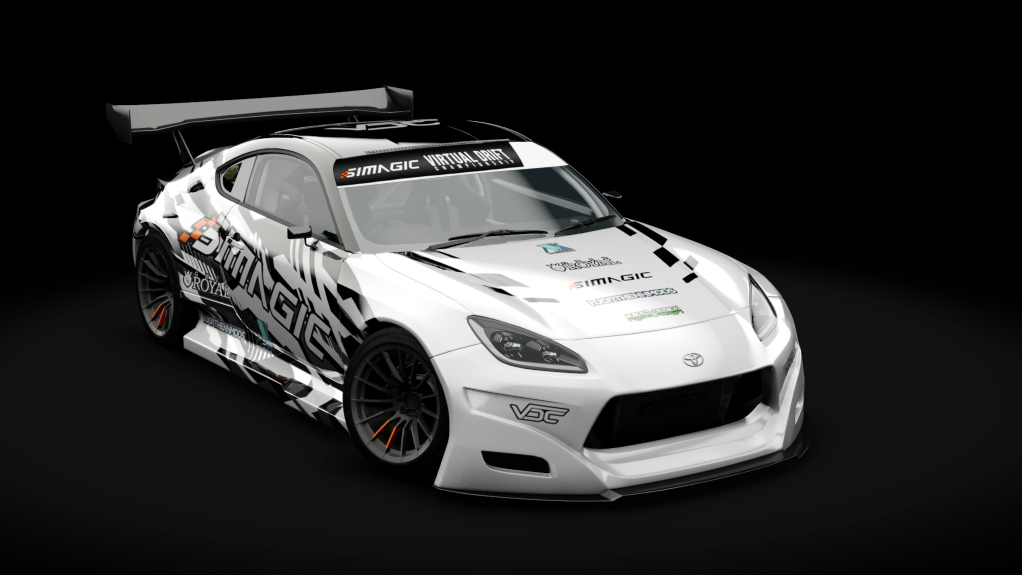 VDC Toyota GR86 Public 5.0, skin VDC White