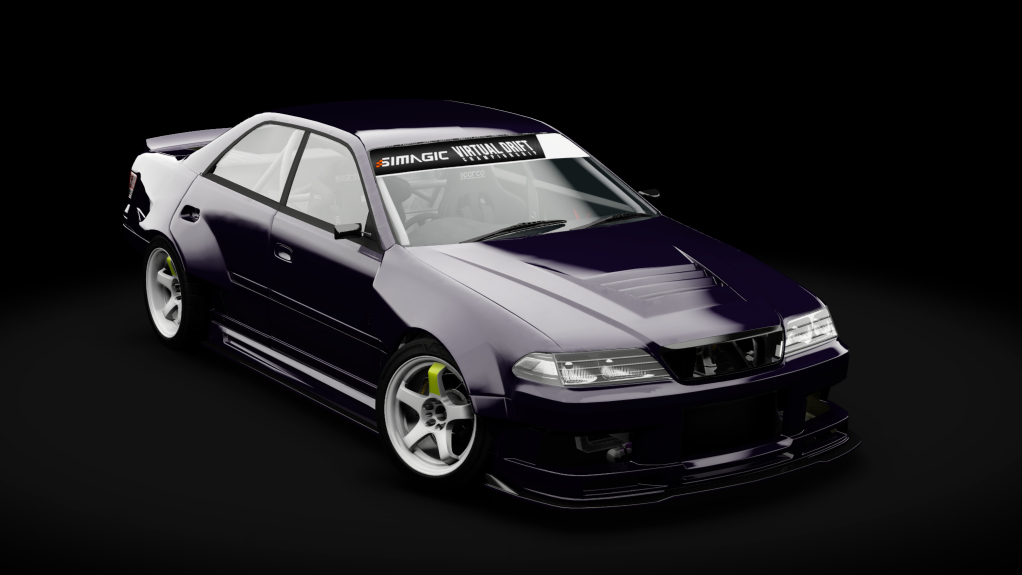 VDC Toyota Mark II JZX100 Public 5.0, skin Midnight Purple