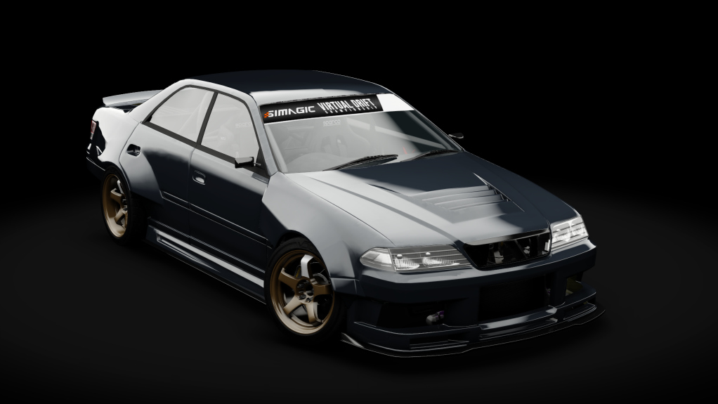 VDC Toyota Mark II JZX100 Public 5.0, skin crystal_black