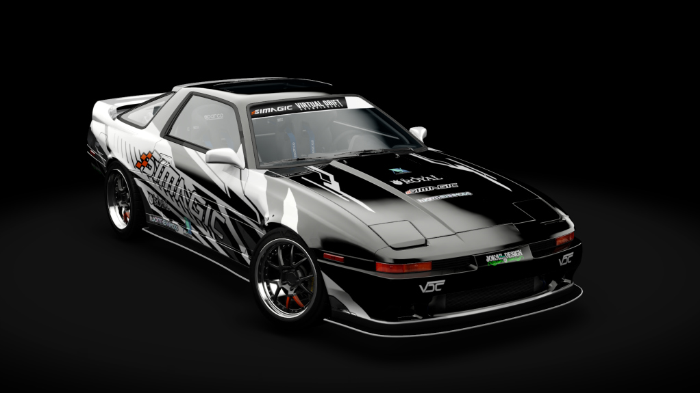 VDC Toyota Supra A70 Public 5.0, skin VDC Black