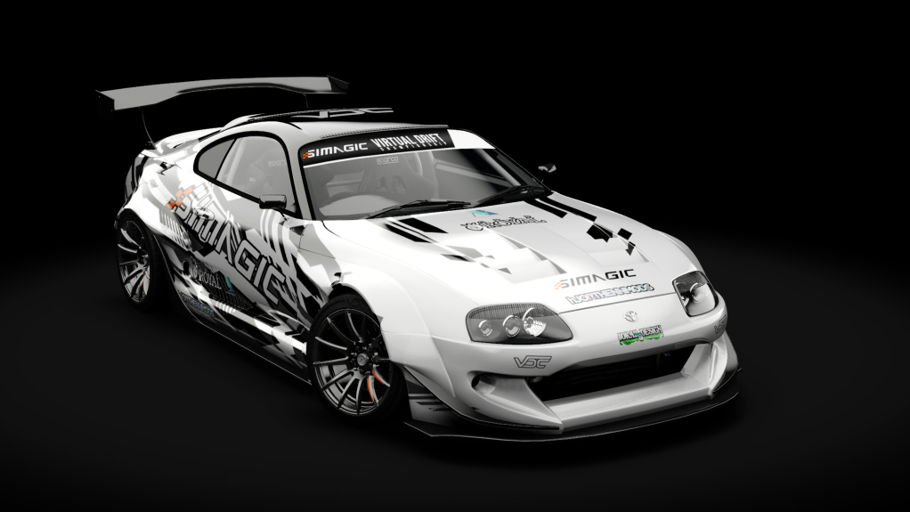 VDC Toyota Supra A80 Public 5.0, skin VDC White