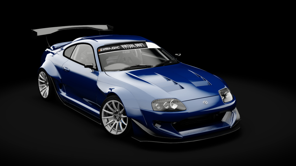 VDC Toyota Supra A80 Public 5.0, skin gravity_blue