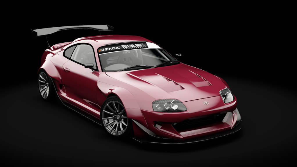 VDC Toyota Supra A80 Public 5.0, skin ignition_red