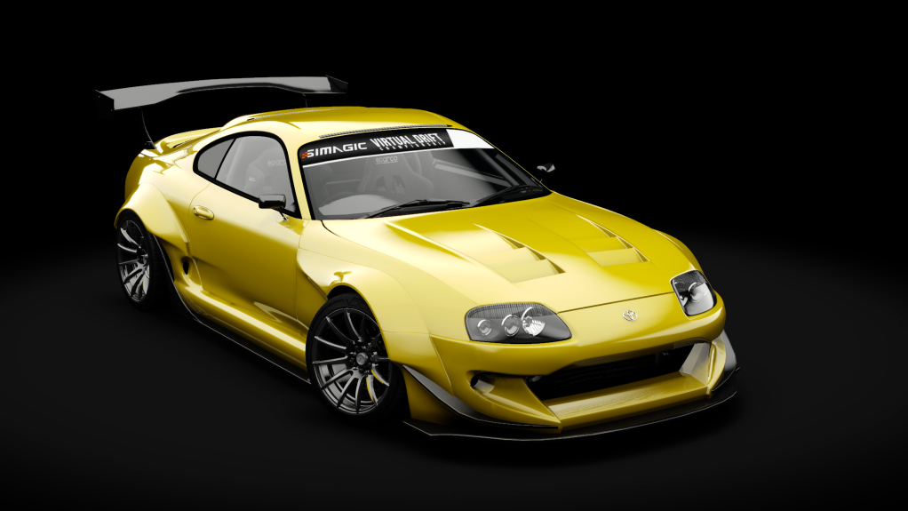 VDC Toyota Supra A80 Public 5.0, skin yellow