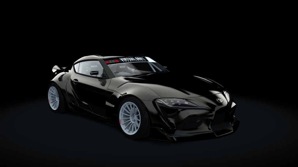VDC Toyota GR Supra A90 Public 5.0, skin KDT 2.0 schwarz
