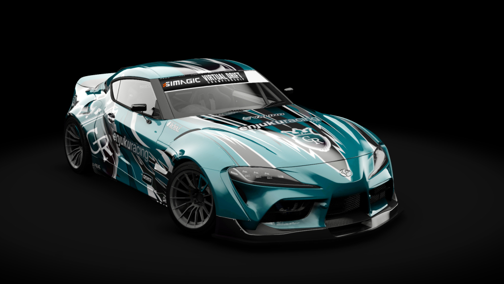 VDC Toyota GR Supra A90 Public 5.0, skin VDC ANDREAS DARK TEAL